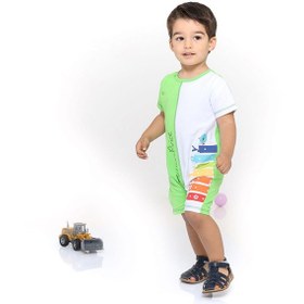 Resim Fisher-price Game And Fun Time Kısa Tulum Erkek Bebek 23YFPRETLM002_Yesil 
