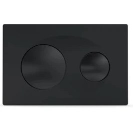 Resim e.c.a Serel Gömme Rezervuar Basma Butonu Kumanda Paneli Siyah P400190 