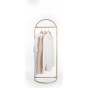 Resim Fec Reklam Fec Reklam Butik Stil Oval Askılık Konfeksiyon Askılığı Altın Renk Askılık Gold Elbise Askılığı Ayaklı Askılık 