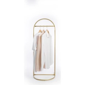 Resim Fec Reklam Fec Reklam Butik Stil Oval Askılık Konfeksiyon Askılığı Altın Renk Askılık Gold Elbise Askılığı Ayaklı Askılık 