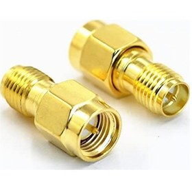 Resim SMA Erkek to RP SMA Dişi Adaptör Soket 