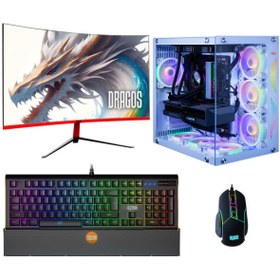 Resim Dragos DRx6139 Ryzen 7 5700X 16GB Ram 1TB M.2 NVMe SSD 8GB RTX4060 27 İnç 165Hz Curved Monitör Oyuncu Bilgisayarı 
