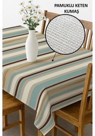 Resim Şık Dokulu Leke Tutmaz Masa Örtüsü Msrt012 Renkli 