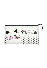 Resim White Kitten Kalem Çantası Silikon A6 23х12 См 