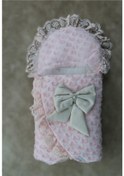 Resim Bebek Kundağı Kız Bebek Dış Kundak Battaniyesi Hastane Çıkışı Kundak Battaniye Hediyelik Knd45201 Pembe 