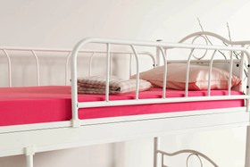 Resim Argimo Zümrüt Korkuluk Beyaz Ranza Yatak Bariyeri - Tam Boy - 200 cm 