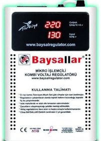Resim Baysallar Mikro İşlemcili Kombi Voltaj Regülatörü 500V 