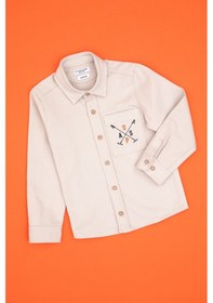 Resim U.s. Polo Assn. Erkek Çocuk Taş Gömlek Desenli 50316681-vr049 Tas 