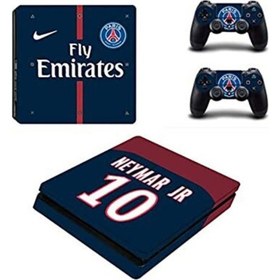 Resim Neymar Jr. Forma Playstation 4 Slim Kasa Sticker Kaplama 