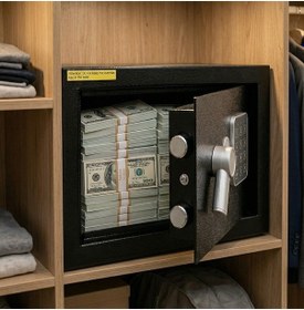 Resim Closter Ca-20 Ev Tipi Çelik Para Kasası 20 Cm 