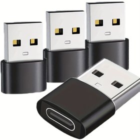 Resim 2.0 USB C'den USB'ye Telefon Adaptörü, Taşınabilir Erkekdan Dişiye Dönüştürücü, Şarj ve Çevirme Kolaylığı 