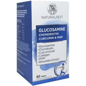 Resim Natural Nest Glucosamine Chondroitin Curcumin & Msm Complex 60 Ta 