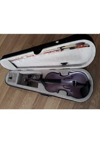 Resim Keman Lila Simli Özel Renk Atölyeden Tam Set 