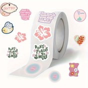 Resim 500 adet GUTBD İlham Verici & Yaratıcı Vinil Sticker Rulosu - Mat, Alıntılar & İllüstrasyonlarla Yeniden Kullanılabilir Etiketler, Pişirme, Tatlılar, Süt Çay Bardakları için - Cam Yüzeyler, Paket Etiketleri & Mühürleme için Mükemmel, Fırın Stickerları 