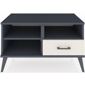 Resim Hyperion Şifonyer 2 Raflı Tek Çekmeceli 88x44x48 Antrasit-antrasit/aytaşı Antrasit/aytaşı 