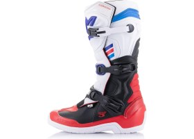 Resim Alpinestars TECH 3 Kros Motosiklet Botu Kırmızı Mavi 