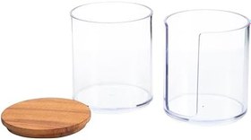 Resim Mudo Home Ahşap Kapaklı Çift Katlı Pamukluk 