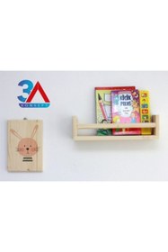 Resim 3A Konsept Baharatlık Raf Tekli Raf Çocuk Odası Raf Kitaplık Raf 