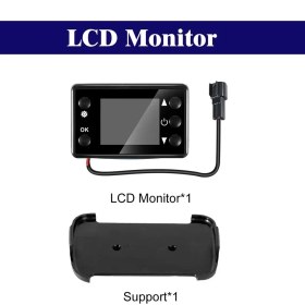 Resim Xiyu Shop LCD Monitör Stili Yeni 12V 24V Dizel Havalı Isıtıcı LCD Monitör Anahtarı + Kontrol Panosu Anakart + Araba Park Isıtıcısı Için Uzaktan Kumanda (Yurt Dışından) 