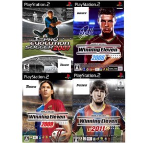 Resim Tigdes Playstatıon 2 Winning Eleven 4 lü Özel Seri Bir Arada Sadece Çipli Cihazlar Için 