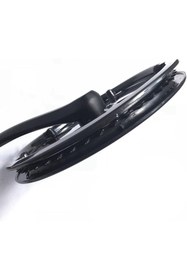 Resim SARİSSA BİSİKLET Elektrikli Bisiklet Aynakol Aluminyum Tek Yaprak 48T 170 mm Vitesli Uyumlu Siyah 