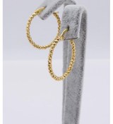 Resim Latif Kuyumculuk 14 Ayar Altın Halka Küpe Dorika Kadın Küpe 