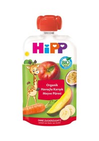 Resim Hipp Organik Havuçlu Karışık Meyve Püresi 100 Gr 