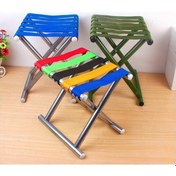 Resim Prestigegoods Metal Boru Açık Katlanır Sandalye Balıkçı Taburesi Kamp Taşınabilir Tabure Büyük Beyaz Tüp 31,5 Cm Mavi Mavi 