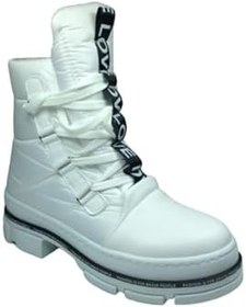 Resim OrtopedikAL 2002 Womenly Style Kadın Beyaz Kar Botu Paraşüt Kumaş Su Geçirmez 