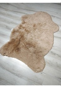 Resim Doğuş Tavşan Tüyü Bej Post Halı 70 x 100 Cm (171636301) 