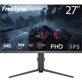 Resim Rampage RİPPER RM27F540F 27 540Hz 1ms Fast IPS FHD Freesync RGB Pivot PC Flat Oyuncu Monitörü 