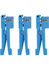 Resim 3x 45-163 Fiber Optik Orta Açıklıklı Kablo Kesme Aleti Gevşek Boru Kesici Mavi 