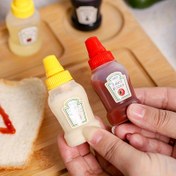 Resim Mini Baharat Sıvı Şişe Seti, Japon Taşınabilir Plastik Soya Sosu Dağıtıcı, Gıda Sınıfı, Seyahat ve Piknikler İçin Mükemmel 