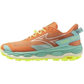 Resim Mizuno Wave Mujin 11 Kadın Koşu Ayakkabısı Turuncu / Mavi 