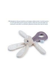 Resim Babyjem Tutmalı Çıngıraklı Mini Peluş Tavşan Taş 842 