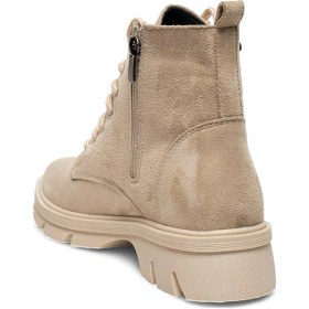 Resim Celira Gls Bej İçi Kürklü Süet Kadın Bot & Bootie Bej 