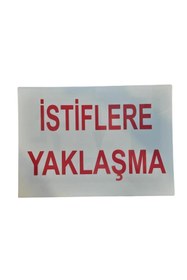 Resim As Güvenlik Uyarı Levhası Istiflere Yaklaşma "616" 