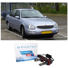 Resim Ford Scorpio Led Xenon Uzun + Kısa Far Ampulü H4 Ultimate 9500 Lumens Yeni Seri Beyaz 1985-1995 