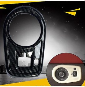 Resim Vkemall Mg Zs/mg6 Suv 2017-2020 Abs Karbon Fiber Ön Far Anahtarı Kapağı - Hafif, Dayanıklı Araç Dekorasyon Aksesuarı 