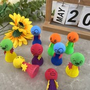 Resim 24 adet Renkli Atlama Bebek Bahar Oyuncakları - Çocuklar için Eğlenceli Parti Hediyeleri, Sınıf Ödülleri, İyi Çanta Dolguları, Doğum Günleri, Tatiller ve Kutlamalar için Yaratıcı Küçük Hediyeler (Rastgele), Oynak Oyuncaklar | Capricious Tasarım | Neşeli Tasarım 