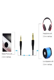 Resim Microcase 2.5 Mm To 3.5 Mm Aux, Kulaklık Bağlantı Kablosu 1.5 Metre Al2307 