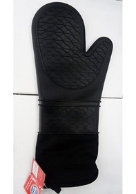 Resim Silikon Fırın Tepsi Eldiveni Siyah 