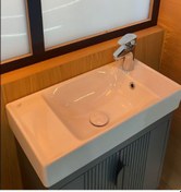 Resim Turkuaz Seramik Cerastyle Sharp 60 x 30 CM Etajer Uyumlu Lavabo 