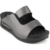 Resim Muya Beso 35201 Anatomik Airmax Memory Foam Kadın Terlik Platin Platin 