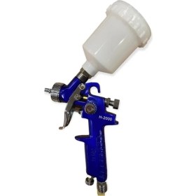 Resim PremiumPort Mini Boya ve Gölge Tabancası H2000 Hvlp 125ML 0.8mm Profesyonel 