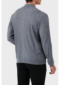 Resim Emporio Armani Erkek Hırka Em000265 Af10460 O8003 Gri Gri 