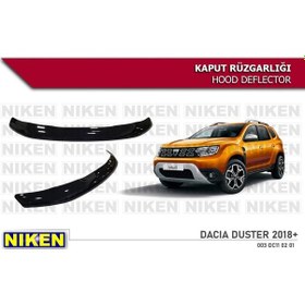 Resim Dacia Duster Kaput Rüzgarlığı Koruyucu 2018 Sonrası 