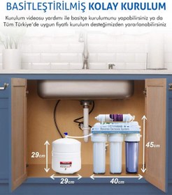 Resim Piksel Aqua 12 Aşamalı Alkali Pompalı Açık Kasa Su Arıtma Cihazı 