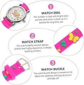 Resim PartyKindom Saatler Izlemek Çocuk Izle Çocuklar Dijital 7-10 Yaş Kız Çocuk Saatleri Dijital Kol Saati Çocuklar Için Hediye Izle Kayış Şirin Silika Jeli Mor Yürümeye Başlayan Çocuk 