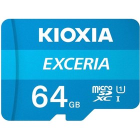 Resim Toshiba Kioxia Exceria Lmex1l064gg2 64gb 100mb/s Okuma Hızlı Microsd Hafıza Kartı 